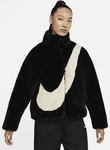 Nike Sportswear Plush Faux Fur Teddy Sherpa Jacket DO3791-010 Women Size Medium New. Price: $114.00.