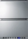 Summit 24" Stainless Steel Refrigerator Drawers - FF642D New. Price: $1800.00.