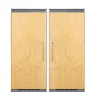 Viking 36" Panel Ready Column Refrigerator And Freezer FDRB5364L FDFB5363R Open. Price: $16899.00.