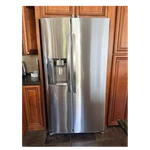 Lg Side-by-side Stainless Steel Refrigerator Ice Maker Water Dispenser 2 Door Used. Price: $400.00.