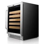 24" Built-in Stainless Steel 54 Bottle Wine Refrigerator Cooler Stock New. Price: $966.40.