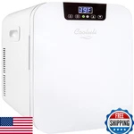 Cooluli 20 Liter Mini Fridge Temperature Control - White Thermoelectric Cooler New. Price: $241.36.