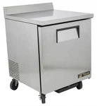 Used True TWT-27 6.5 Cu.ft Stainless 27IN Work Top Cooler W/ Backsplash. Price: $1437.50.