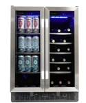 New Danby Silhouette 24" French Door Built In Beverage Center - SBC051D1BSS. Price: $1499.99.