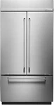 Nib Kitchenaid KBFN502ESS 42" Built-in French Door Stainless Steel Refrigerator New. Price: $8299.00.