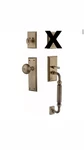 Nostalgic Warehouse 719443 New York F Grip Entry Set Backseat- Deadbolt Used. Price: $199.00.