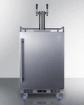 Summit Built-in Kegerator Beer Dispenser, Twin-tap, Stainless SBC682 New. Price: $1399.99.