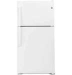 Energy Star 21.9 Cu. Ft. Top-freezer Refrigerator GIE22JTNRWW New. Price: $1175.55.