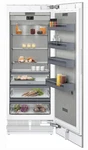 Gaggenau RC472705 And RF461705 Paired Refrigerator-freezer Columns Open. Price: $14995.00.