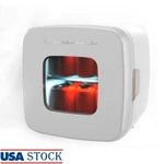 Retro 12 Can Mini Beverage Skincare Cooler Chiller Organized Storage Ac Dc Power New. Price: $62.81.
