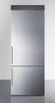 Summit 28" Wide, Bottom Freezer Refrigerator Set, Stainless Steel, FFBF279SSXIMH New. Price: $2810.00.
