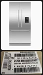 New Fisher & Paykel 36-IN French Door 72-IN Stainless Steel Panels RD3672AU Open. Price: $629.00.