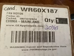 Genuine Oem Refrigerator Condenser Fan Motor WR60X187 (sub From WR60X170) New. Price: $199.95.