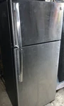 64 3/4" GTS16GSHJRSS, 15.5-CU. Ft. Top-freezer Refrigerator Silver Used. Price: $399.00.