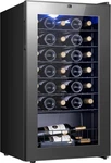 Yeego 34 Bottles Wine Fridge Cooler 38-65 Digital Control With Glass Door Open. Price: $295.99.