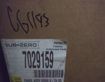 Sub-zero 7029159 Tubular Handle Steel Flush Single Door Panel WS30 Wine Storage New. Price: $621.00.