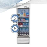 15.5 Cu. Ft. Single Glass Door Upright Display Cooler. Merchandiser Refrigerator New. Price: $1562.00.