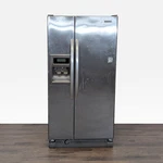 Kitchenaid Stainless Steel Side-by-side Refrigerator With Ice & Water Used. Price: $680.00.