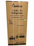 Impecca 14.8 Cu Ft Top-freezer Refrigerator Stainless Steel RA-2150SLGD2 New. Price: $219.99.
