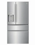 Electrolux 36" Counter-depth 21.8 Cu. Ft. French Door Refrigerator ERMC2295AS Open. Price: $2599.99.