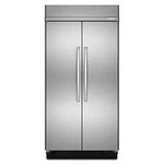 Kitchenaid KBSN608ESS 30.0 Cu. Ft 48" Built-in Side By Refrigerator Stainle Open. Price: $6800.00.
