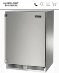 Perlick 24" Undercounter Built-in Refrigerator Solid Door Right Hinge HP24RS New. Price: $3000.00.