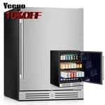 Yeego 24" Outdoor Beverage Fridge 160 Cans Stainless Steel Under Counter Beer New. Price: $899.99.