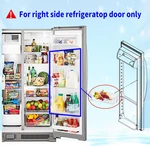 Upgraded Refrigerator Door Shelf Bin With Whirlpool Replace 4591452, AP6333410, New. Price: $36.99.