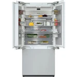 Miele Mastercool Series KF2982VI 36 Inch Smart Built-in French Door Refrigerator Open. Price: $8699.99.