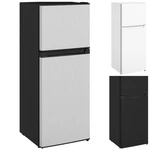 Homcom Small Fridge With Freezer, 4 Cu Ft Refrigerator Reversible Doors New. Price: $311.99.