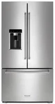 Kitchenaid KRFF577KPS 36" Standard Depth Freestanding Frenchdoor Refrigerator Open. Price: $2800.00.