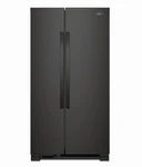 Whirlpool 36" Freestanding Side By Refrigerator 25.07 Cu. Ft. - WRS315SNHB Open. Price: $1199.99.