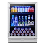 Yeego 24" Beverage Cooler Hold 180 Cans Capacity Black Refrigerators,little Flaw Used. Price: $299.99.