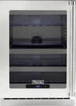 Viking 24" Freestanding/built-in Undercounter Series Refrigerator VURE524GSS Open. Price: $3199.00.
