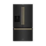 Zline Standard Depth French Door Black Stainless Refrigerator RSMZ-W-36-BS-CB New. Price: $4199.99.