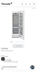 Thermador T23IR905SP Built-in Upright Wi-fi Single Door Aluminum Freezer Silver New. Price: $3500.00.