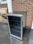 Mini Refrigerator Whirlpool 3.6 Cu Ft Beverage Center - Stainless Steel WHB36S Used. Price: $154.00.