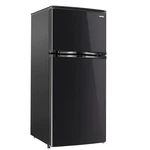 Recpro Rv 4.4 Cu Ft Black Refrigerator Adjustable Shelves Reversible Door New. Price: $689.95.