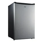 Galanz 4.3 Cu Ft Single Door Mini Fridge, Stainless Steel Look, New, Width 19.12. Price: $168.00.