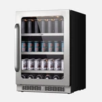 Whynter 24 Inch Built-ln 140 Cans Undercounter Stainless Steel Beverage Fridge New. Price: $672.00.