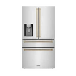Zline 36" 21.6 Cuft French Door Stainless Refrigerator Champagne RFMZ-W-36-CB New. Price: $5099.99.