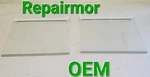 AHT73493825 Genuine Lg Refrigerator Fridge Glass Shelf 2PCS Assy LSC22991ST Used. Price: $50.00.