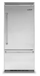 Viking Series 36" Built-in Bottom-freezer Refrigerator 20.4 Cu. Ft VCBB5364RSS Open. Price: $6024.95.
