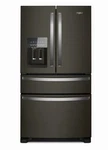 Whirlpool 36" Freestanding 24.5 Cu. Ft. French Door Refrigerator - WRMF3636RV Open. Price: $1999.99.