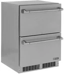 Lynx LN24DWR 24" Built-in Stainless Steel Double Drawer Outdoor Refrigerator Pic Used. Price: $3749.00.