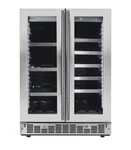 Danby Silhouette 24" Lorraine French Door Built Beverage Center SPRBC047D1SS Open. Price: $1499.99.