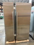 Sub Zero 48" Refrigerator Freezer Columns Stainless IC-30RID IC-18FI Open. Price: $11995.00.