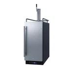 Summit SBC15WK 15" Flat Top Draft Wine Dispenser, Black, 2.9 Cu. Ft. New. Price: $1826.94.