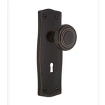 Nostalgic Warehouse Double Dummy Prairie Plate Deco Door Knob Set Bronze Open. Price: $42.00.