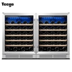 Yeego 24" 52 Bottles Wine & Beer Cooler Single Zone Built-in/freestanding Pack New. Price: $1099.99.